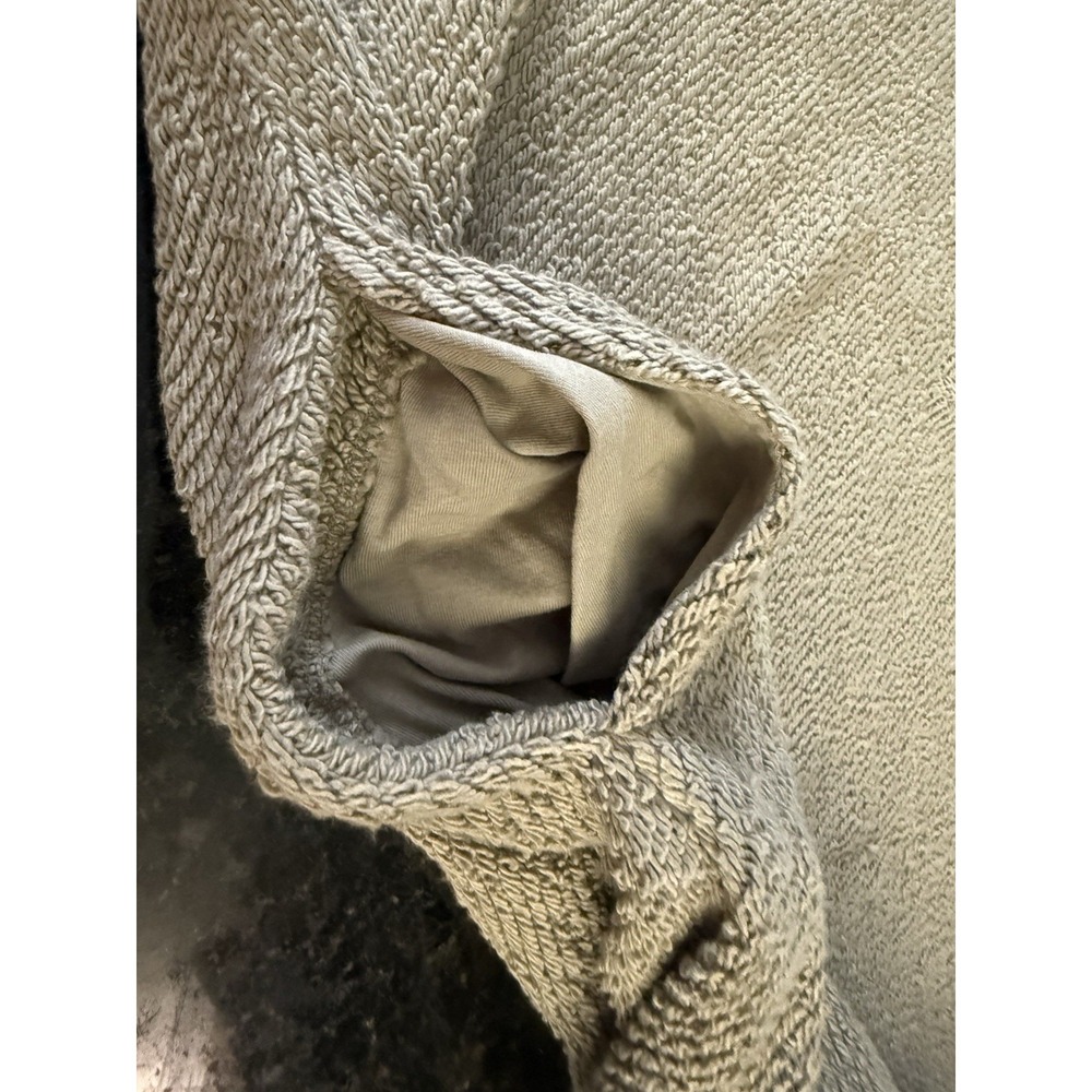 FP Beach Free People Sweater Dress Olive Green Large Cozy Beach Lounge Pockets - Picture 6 of 7
